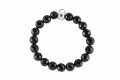 Onyx charm bracelet