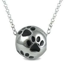 Paws - Love From Your Pet *** fits the original Pandora bracelet***- sterling silver