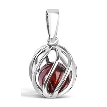 Celebrate a January birthday with a Garnet birthstone necklace! 
Twist version (66550)