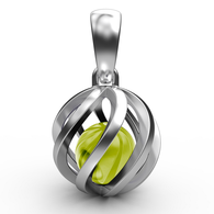 Celebrate an August birthday with a Peridot birthstone necklace!
Twist version