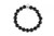Onyx charm bracelet
