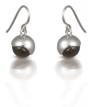 Come out of your shell with these elegant silver earrings