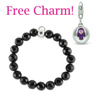 Get a FREE Hamsa charm when you purchase this bracelet!