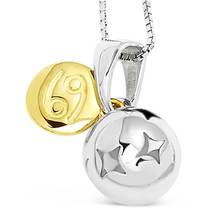 Zodiac silver pendant - Cancer - Jun 21 - Jul 22