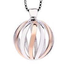 Journey - With You All The Way - sterling silver pendant (Rose Gold)