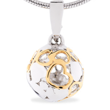Love Is All Around - Surrounding You - sterling silver pendant (cute size)