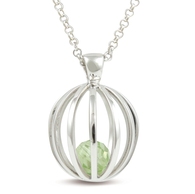 Celebrate an August birthday with a Sphere of Life birthstone necklace