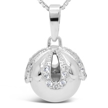 FOREVER - Today, Tomorrow, Always - sterling silver pendant (cute size)