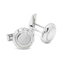 Moments & Milestones - celebrated - silver cufflinks