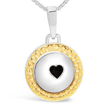 We are better together - sterling silver pendant (yellow gold plating)