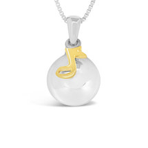 Love music - sterling silver pendant 