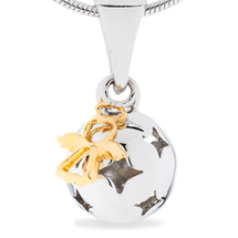 Angel's wishes - sterling silver pendant (cute size)