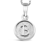 Sterling Silver 'B' pendant