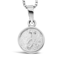 Sterling Silver 'J' pendant